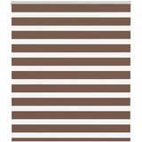 vidaXL Zebra zavesa rjava 125x100 cm širina blaga 120,9 cm poliester, (5000298327) | Shoptok.si