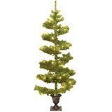  Spiralno osvijetljeno božićno drvce s posudom zeleno 120 cm PVC | shoptok.hr
