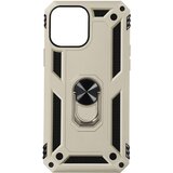 AVIZAR Trden ovitek iz dveh materialov za iPhone 13 Mini s podpornim obrocem - zlata, (20718041) Cene