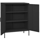 Furnova Omara za shranjevanje antracitna 80x35x101,5 cm jeklo, (21955987) | Shoptok.si