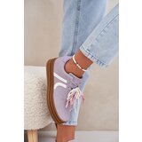 Boto Women's Platform Sneakers With Decorations Purple Vinness | Shoptok.si