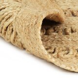  Ručno rađeni pleteni tepih od jute 90 cm | shoptok.hr