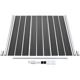 vidaXL Komplet ograjnih panelov WPC 1045x186 cm črn | Shoptok.si