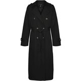 Vero Moda Parke VMCHLOE LONG TRENCHCOAT GA NOOS 10300263 Črna Cene