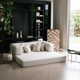 TemaHome Bež raztegljiva sedežna garnitura iz tkanine bouclé 180 cm Bloom – | Shoptok.si