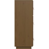  Visoka komoda boja meda 34 x 40 x 108,5 cm od masivne borovine | shoptok.hr
