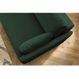 Bobochic Paris Temno zelena raztegljiva sedežna garnitura iz rebrastega žameta 211 cm Marcel – | Shoptok.si