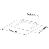 Cabletech zidni nosač za DVD/Blu-ray uređaje, set-top box uređaje | shoptok.hr