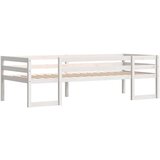  The Living Store Otroški posteljni okvir bel 90x190 cm trdna borovina - Otroški Posteljni Okvir, (21527250) | Shoptok.si