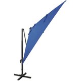  Vrtni senčnik z LED lučkami sinje moder 300 cm, (20729247) | Shoptok.si