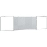  Magnetna bijela ploča sklopiva 200 x 40 x 1 7 cm aluminijska | shoptok.hr