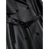 Sinsay Trench kaput od imitacije kože s remenom | shoptok.hr