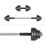 Rebel ACTIVE Set podesivih tegova od livenog gvozdja sa sipkom u koferu 30kg RBA-2327-30 | Eponuda.com