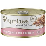 Applaws Ekonomično pakiranje u juhi 24 x 70 g - Tunin filet i kozice Cijene