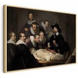  Slika - Rembrandt – The Anatomy Lesson of Dr. Tulp 60x40 U prirodnom drvenom okviru | shoptok.hr