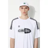 Adidas Majica kratkih rukava Climacool za muškarce, boja: bijela, s uzorkom, JH4964