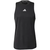 Adidas Tehnička sportska majica 'Hiit Workout 3-Stripes' crna / bijela