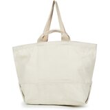Tommy Jeans Nakupovalne torbe TJW WAVE FLAG MED TOTE Bež | Shoptok.si