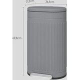  Kanta za smeće s pedalom 30 l poklopac 36 5x31 2x60 8 cm siva | shoptok.hr