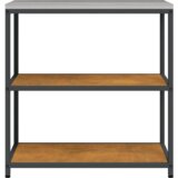 vidaXL polica za skladištenje hrane s policom s pohranom rđa 60 x 50 x 92 cm | shoptok.hr
