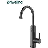 Briwellna Instantni pipa za vročo vodo, 220V električna, nerjaveče jeklo, mat črna, EU, (5000161435) | Shoptok.si