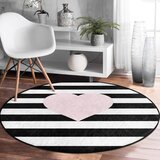 Mila Home Crno-bijeli dječji tepih ø 80 cm Comfort – | shoptok.hr