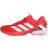 Adidas Športni čevelj 'Adizero Ubersonic 5' siva / rdeča | Shoptok.si