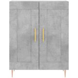  Visoka komoda siva betona 69,5x34x180 cm od konstruiranog drva | shoptok.hr