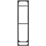  Stalak za drva crni 40x25x100 cm hladno valjani čelik | shoptok.hr