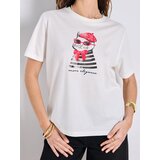 Sinsay Pamučna majica s printom | shoptok.hr