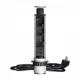 produžni kabel sa 3 x Schuko utičnice OR-AE-1349(GS) + 2 x USB, ugradbena