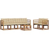  Set vanjskih sofa 7 kom. Prirodna i bež | shoptok.hr