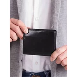 Fashion Hunters Elegant black horizontal wallet for men
