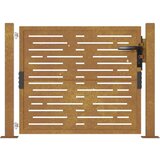  Vrata 105 x 105 cm od čelika COR-TEN četvrtasti dizajn | shoptok.hr