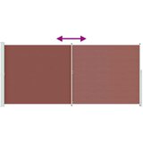  Uvlačiva bočna tenda za terasu 220 x 500 cm smeđa | shoptok.hr