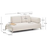 Kave Home Bež sofa od šenila 200 cm Compo – | shoptok.hr
