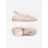 GOODIN Beige sandals with leather insole | Shoptok.si