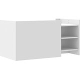 vidaXL Stolić za kavu bijeli 100 x 50 x 50 cm od konstruiranog drva | shoptok.hr