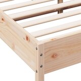  Okvir kreveta bez madraca 150 x 200 cm od masivne borovine | shoptok.hr
