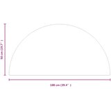 Staklena ploča za kamin *Transparent*an 1000 x 500 mm Stakl | shoptok.hr