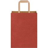  Papirnate vrećice 250 kom s ručkama crvene 21x11x28 cm | shoptok.hr