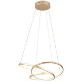  LED zatemnitvena viseča svetilka v zlati barvi Darvin – | Shoptok.si