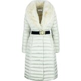 Pri Quilted jacket coat with fur MARY Cene