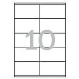 Optima etikete 425, 105 x 57 mm | Shoptok.si