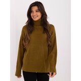 Wool Fashion Italia Sweater-AT-SW-2342-1.35-olive | Shoptok.si