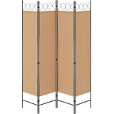  4-panelni pregradni zid Bež 160 x 180 cm Tkanina | Eponuda.ba