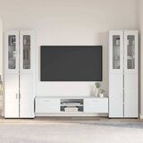  Set TV komoda FLORIN 3 kom. Visoki sjaj bijela | shoptok.hr