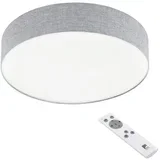 Romao plafonjera/1, led, 40w, prom 570, sa daljinskim, dimabilna, sivo/bijela