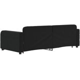  Dnevni krevet na razvlačenje crni 90 x 200 cm baršunasti | Eponuda.com