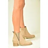 Fox Shoes Ten Suede Women's Low-Heeled Daily Boots